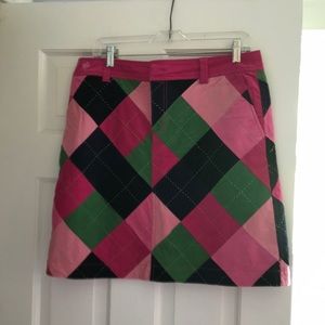 Lilly Pulitzer corduroy skirt